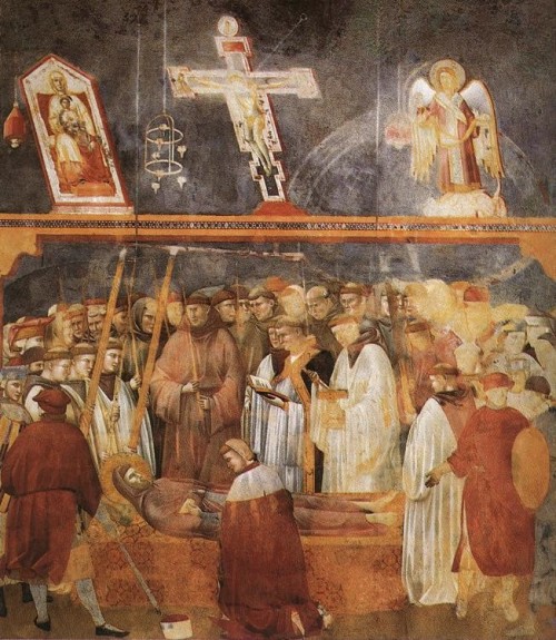 Giotto di Bondone [Public domain], <a href="https://commons.wikimedia.org/wiki/File:Giotto_-_Legend_of_St_Francis_-_-22-_-_Verification_of_the_Stigmata.jpg"  target="_blank">via Wikimedia Commons</a>