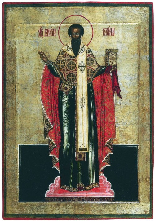 anonimous [Public domain], <a href="https://commons.wikimedia.org/wiki/File:Basil_of_Caesarea_icon.jpg"  target="_blank">via Wikimedia Commons</a>