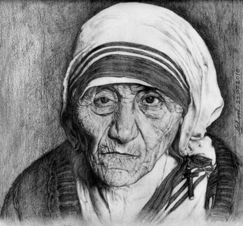 Saptarshighosh [<a href="https://creativecommons.org/licenses/by-sa/3.0"  target="_blank">CC BY-SA 3.0</a>], <a href="https://commons.wikimedia.org/wiki/File:The_Saint_Mother_Teresa.jpg"  target="_blank">via Wikimedia Commons</a>