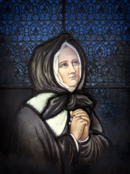 Marguerite Bourgeoys, C.N.D. (17 April 1620–12 January 1700), was a French nun and founder of the Congregation of Notre Dame of Montreal in the colony of New France, now part of Québec, Canada | Photo : Chapelle conventuelle des Soeurs de la Congrégation Notre Dame Pointe Claire

<a href="https://commons.wikimedia.org/wiki/File:Chapelle_conventuelle_des_Soeurs_de_la_Congr%C3%A9gation_Notre-Dame_-_Pointe-Claire_-_QC_-_CA.jpg" title="via Wikimedia Commons" target="_blank">ndoduc</a> [<a href="https://creativecommons.org/licenses/by-sa/4.0" target="_blank">CC BY-SA</a>]