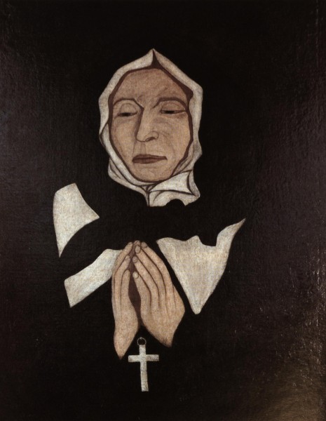 Portrait of Marguerite Bourgeoys, attributed to Pierre Le Ber, 1700, Collection of the Congregation of Notre-Dame, Marguerite Bourgeoys Museum. | Marguerite Bourgeoys, C.N.D. (17 April 1620–12 January 1700), was a French nun and founder of the Congregation of Notre Dame of Montreal in the colony of New France, now part of Québec, Canada.

<a href="https://commons.wikimedia.org/wiki/File:Portrait_de_Marguerite_Bourgeoys.jpg" title="via Wikimedia Commons" target="_blank">Pierre Le Ber</a> [Public domain]
