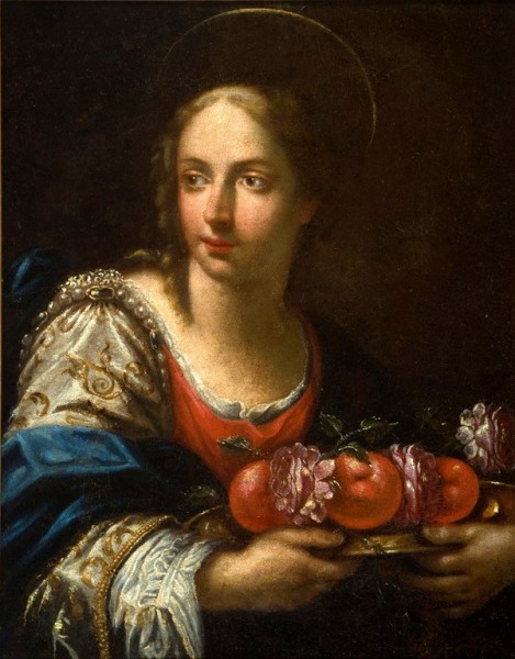 Saint Dorothy is a 4th-century virgin martyr who was executed at Caesarea Mazaca. Evidence for her actual historical existence or acta is very sparse. She is called a martyr of the Diocletianic Persecution.


<a href="https://commons.wikimedia.org/wiki/File:Girolamo_Donnini_-_Santa_Dorot%C3%A9ia.jpg" title="via Wikimedia Commons" target="_blank">Museu Nacional de Belas Artes</a> [Public domain]