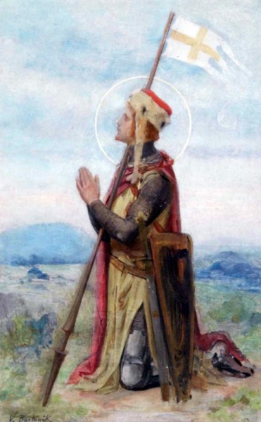 Saint Wenceslaus I, Duke of Bohemia - by Vojtěch Bartoněk, unknown date

<a href="https://commons.wikimedia.org/wiki/File:BartonekSvVaclav.jpg" title="via Wikimedia Commons" target="_blank">Vojtěch Bartoněk</a> / Public domain